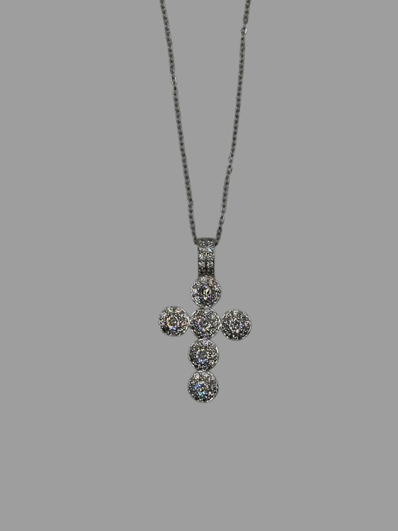 Necklace croce Ines argento