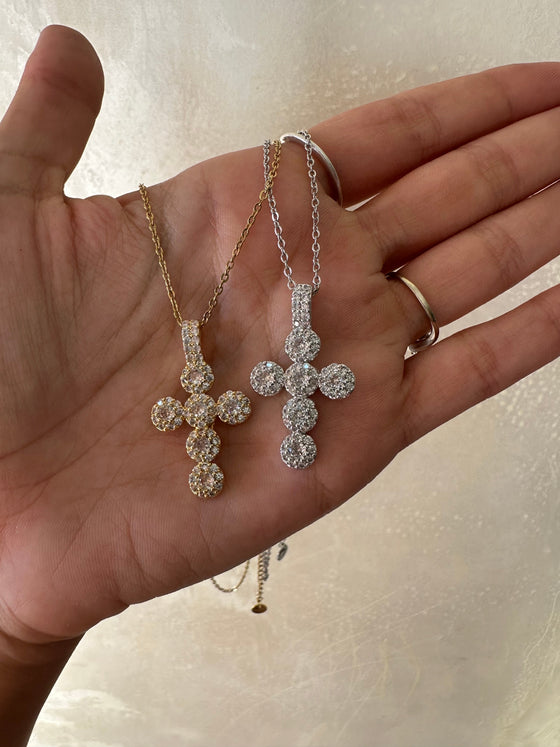 Necklace croce Ines argento