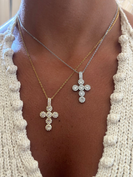 Necklace croce Ines argento