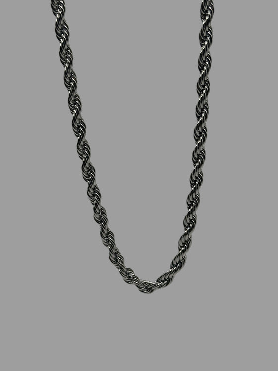Necklace treccina argento