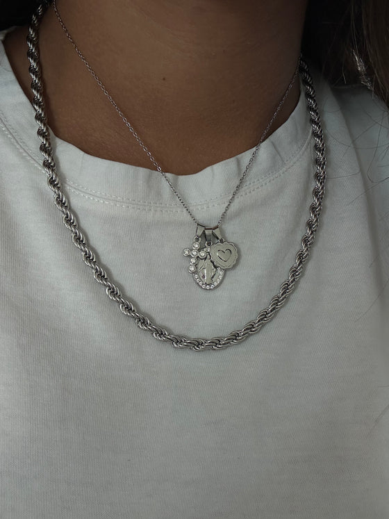 Necklace santa argento