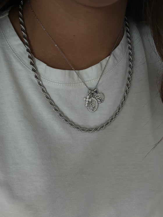 Necklace santa argento