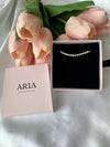 Choker in zirconi argento