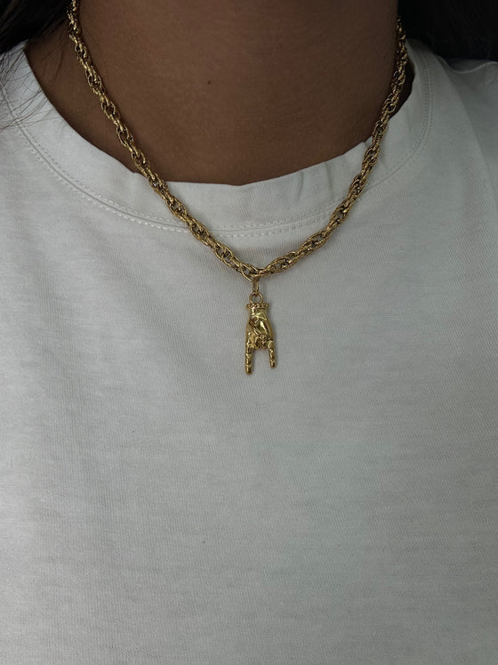 Collana tiè oro