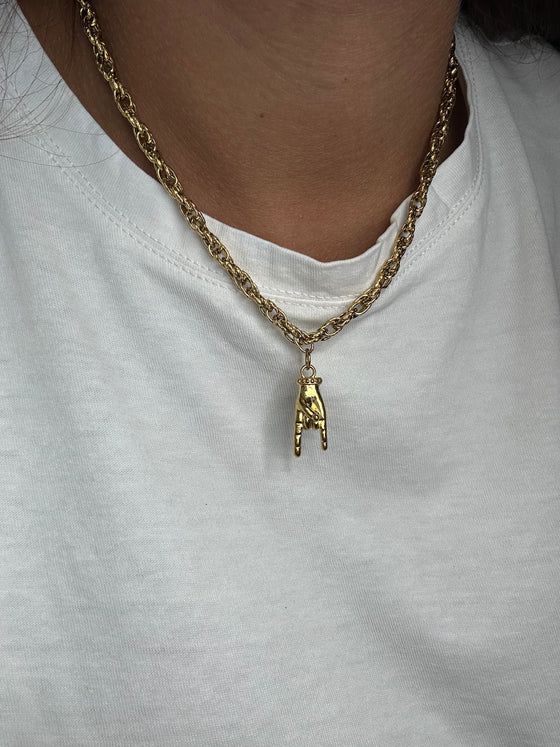 Collana tiè oro