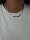 Collana Snake argento