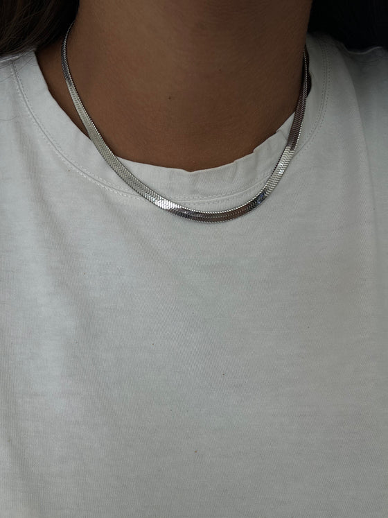 Collana Snake argento