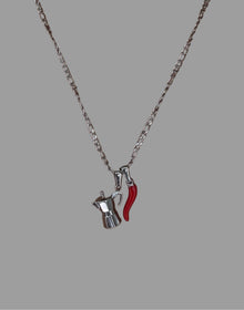  Necklace moka argento