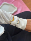 Bracciale onda argento