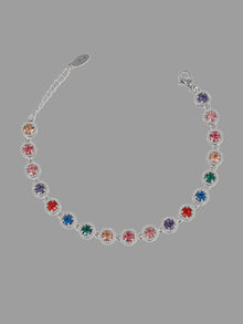  Bracciale Morgana multicolor argento