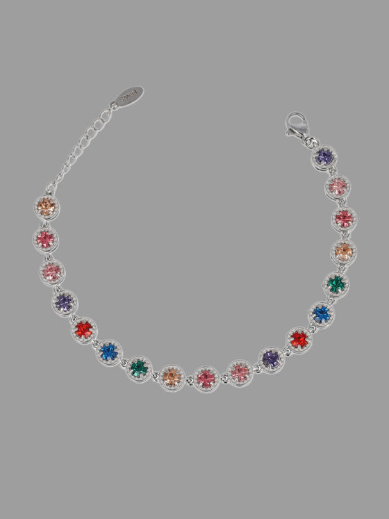 Bracciale Morgana multicolor argento
