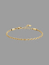 Bracciale treccina oro