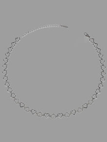  Girocollo multicuori argento