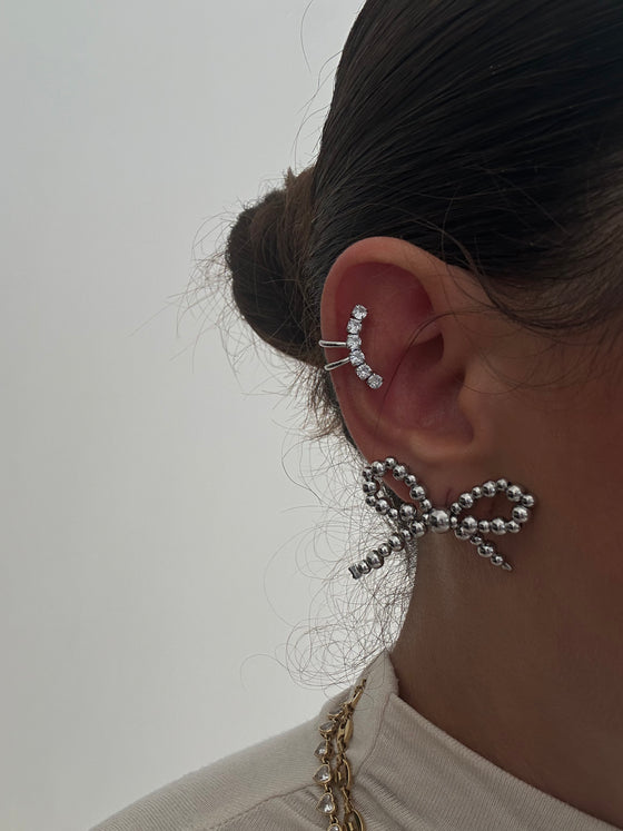 Earcuff merida argento