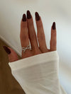 Anello fiocco petit argento