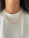 Collana perle rosè