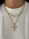 Necklace croce Amalia oro