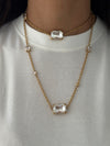 Collana sparkly oro