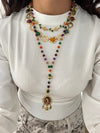 Collana rose verde