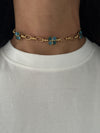 Choker malia azzurra