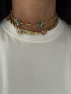 Choker malia azzurra