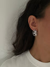 Orecchini cristal argento