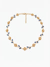 Collana rose azzurra