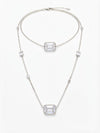 Collana sparkly argento