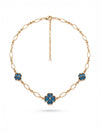 Choker malia azzurra
